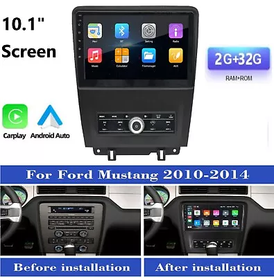 For 2010-2014 Ford Mustang Android Auto Apple Carplay Car Stereo Radio GPS 2+32G • $198.59