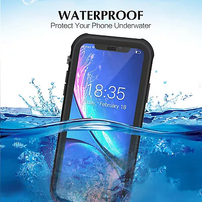 $26.59 • Buy IP68 Waterproof Galaxy S10 Plus Full Body Shockproof Phone Case Built-in Screen