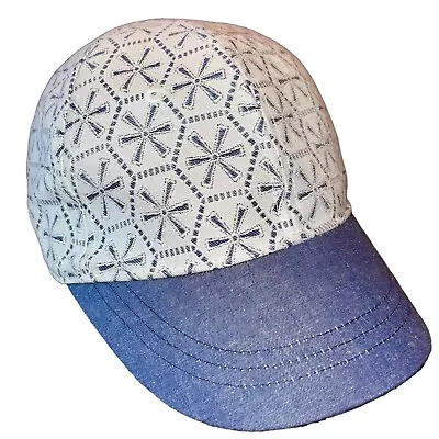 Betmar New York The Lace Baseball Cap White Blue OS One Size NWOT • $16