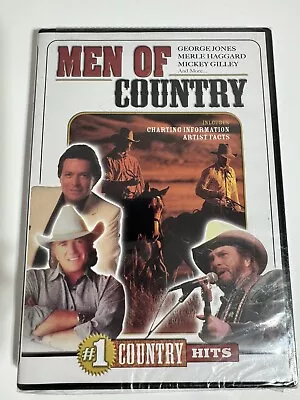 #1 Country Hits: Men Of Country DVDGEORGE JONES MERLE HAGGARD MICKEY GILLEY • $5.99