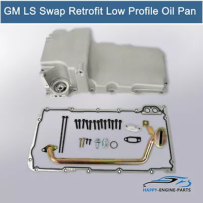 LS Swap Retrofit Low Profile Oil Pan Kit For GM LS1 LS2 LS3 Engine 55-87 302-1 • $129.99