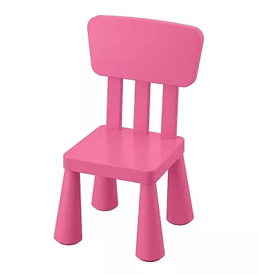 IKEA Mammut Pink Chair - Childrens - Immaculate Condition • £7.99