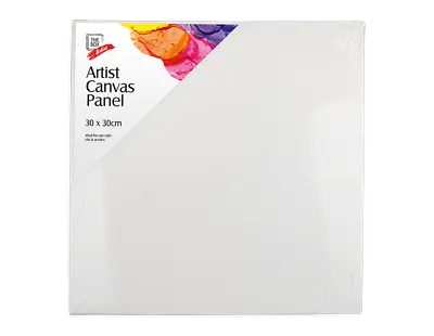 4 Pack  Artist Canvas Panel Board Art Painting For Acrylic & Oil 30cm X 30cm • £9.45