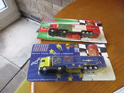 Two Michael Schumacher Trucks Europa/italy • £13.50