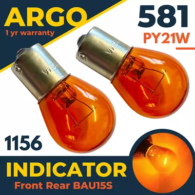 For Renault Clio MK3 Front Rear Amber 2005-12 Repeater Indicator Light Bulbs 12v • $12.39