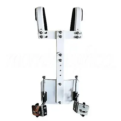 White Bold Steel Plate Marching Snare Carrier Shoulder Support 285*225MM • $77.90