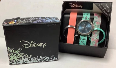 $49.95 • Buy MZ Berger Disney Princess Ariel Little Mermaid Quartz Watch ~ Changeable Bands 