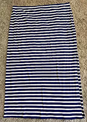 ☆George Striped Skirt Side Split Elasticated Waist☆Plus Size 24☆Immaculate!☆ • $14.94