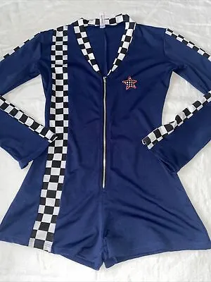 Race Car Driver Pit Crew Costume Women's Navy By  Foxplay Hollywood • $34.55