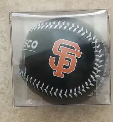 San Francisco Giants Vintage Black Baseball - Brand New In Clear Holder! • $10