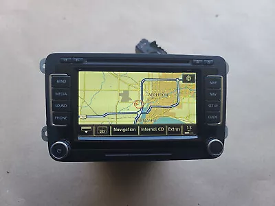 2009 - 2015 Volkswagen VW OEM Navigation Radio RNS-510 W/CODE # 3C0035684G • $298.99