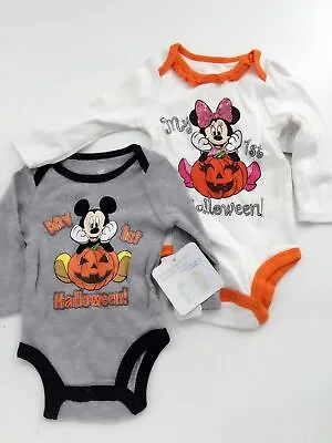 Disney Kid Girl Boy Baby Minnie Mickey Mouse My 1st Halloween Costume Romper • $15