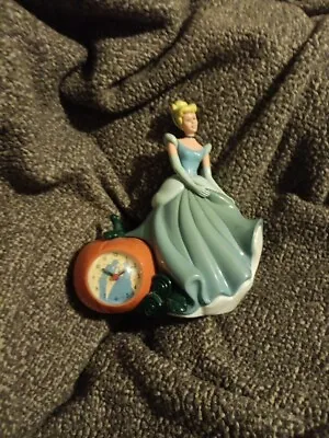 Vintage 90s Fantasma Walt Disney Cinderella Musical Alarm Clock TESTED WORKING • $8