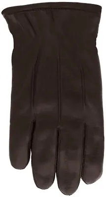 Sensor Touch Large Men's Black Leather Touchscreen Gloves 40 Gram Thinsulate • $14.99
