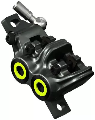 Magura MT7 Disc Brake Caliper - Front Or Rear Post Mount 4-Piston Gray/Yellow • $166.86