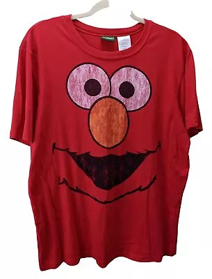 Sesame Street - Red Elmo Size Large Short Sleeve T-Shirt Men's • $6