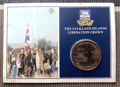 1982 The Falkland Islands Liberation Crown 50p Coin Pack • £7