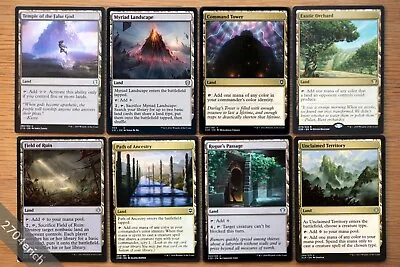 Set Of 8 Different Commander Utility Mana Lands *NM* MTG Magic EDH Command Tower • $4.50