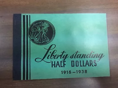 Vintage Meghrig Coin Folder # G-14 For Liberty Walking Halves From 1916-1938 • $24.95