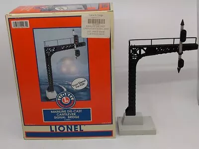 Lionel 6-22931 O Gauge Die-Cast Cantilever Signal Bridge EX/Box • $33.22