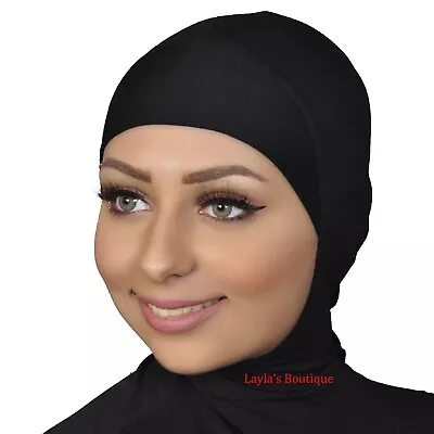 Muslim Head Scarf Inner Hijab Caps Islamic Underscarf Ninja Scarf Hat • $9.99