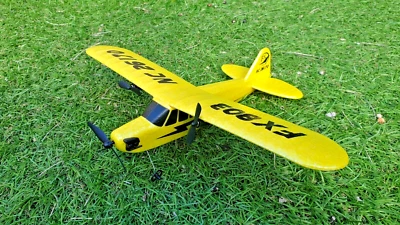 £32.99 • Buy RC RADIO REMOTE CONTROLLED 2.4G J3 PLANE AIRPLANE AEROPLANE AIRCRAFT 2 Batteries