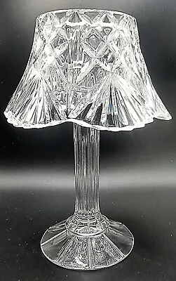 Shannon Crystal Lamp Tiffany Style Candle Holder 8.5” MCM • $22.90