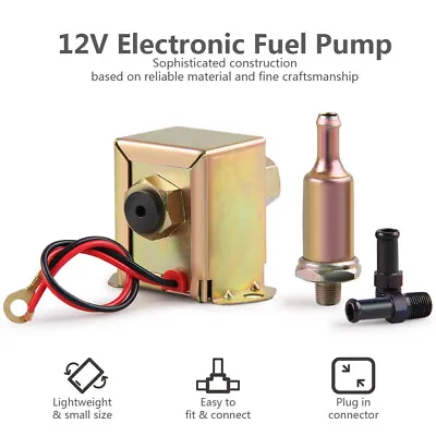 12V 4-7 Psi Fuel Pump Electric Inline For Ford Car Low Pressure Petrol & Diesel • $17.95