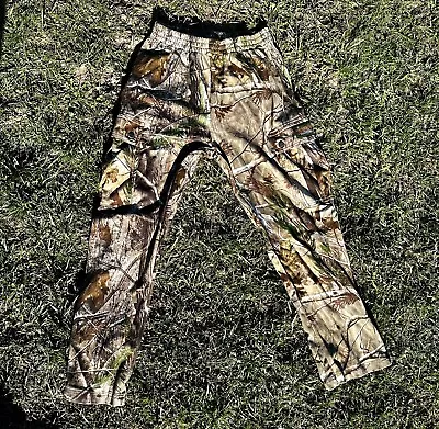 Scentlok Whitetail Elite Hunting Pants Men's Med Camo Realtree Cargo Outdoors • $24