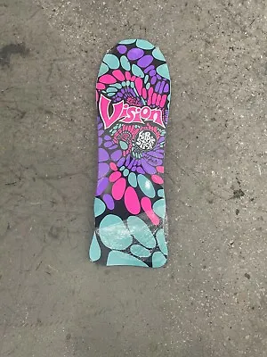 Vison  Gator  Hippie Stick Skateboard Deck REISSUE - Light Blue/Pink/Purple • $119