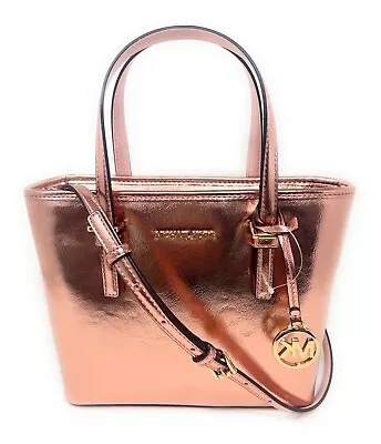 MichaelKors JetSetTravel XS Carryall ToteSatchel Shoulder Crossbody Bag Primrose • $69