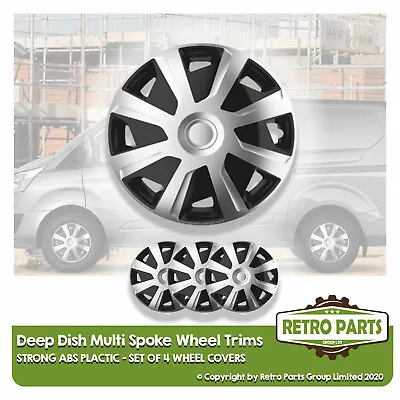 15 Inch Spoke Deep Dish Van Wheel Trims For VW Vans Hub Caps Covers • $43.15