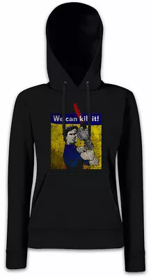 WE CAN KILL IT! Women Hoodie Sweatshirt Vs Evil Ash Chainsaw Arm Dead • $64.89