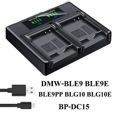 USB Battery Charger For Panasonic BLF19 Lumix DMC-GH3 GH3A GH3AGK GH3GK GH3H • $10.99