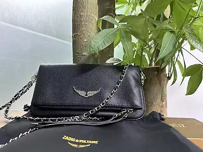 Black Shoulder Bag For Women - Zadig & Voltaire Mobile Phone Bag • $89.50