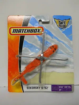 2012 Matchbox Sky Busters Sikorsky MBX Metal N7609 Airplane Aircraft 1:64 • $13.95