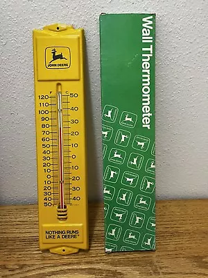 Vintage John Deere Thermometer 1970’s Original With John Deere Box Works Vintage • $99.95