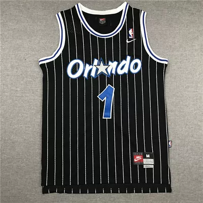 Classic Anfernee Hardaway #1 Orlando Magic Basketball Jersey Stitched Black- • £19.60