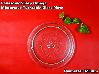 Panasonic Sharp Omega Microwave Oven Glass Turntable Plate Tray 325mm (W10B) New • $30.88