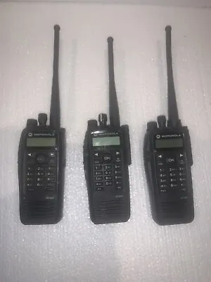 3 * Motorola DP 3600 MDH55XDH5JA1an UHF Two Way Radio (450 - 520 Mhz) • $395.81