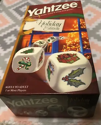 YAHTZEE Holiday Edition Family Dice Game Hasbro NEW IN ORIGINAL BOX GIFT QUALITY • $19.50