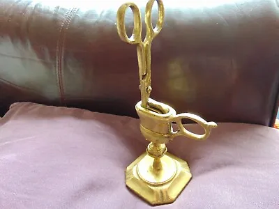 £45 • Buy VINTAGE - Wonderful Brass Candle Snuffer/In Holder