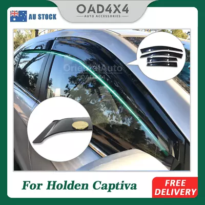 Premium Weathershield Weather Shields Window Visor For Holden Captiva 2006-2019 • $63