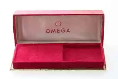 Red Omega Presentation Watch Box Storage Case VINTAGE • $99