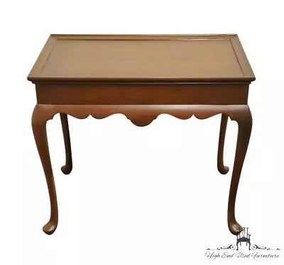 HIGH END Vintage Solid Mahogany Traditional Style 30  Accent Tea Table 2760-76 • $419.99