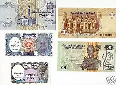 2004 Egypt 5 Paper Money Uncirculated Egyptian Notes Crisp • $4.99