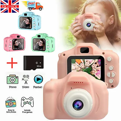 £5.98 • Buy Children Kids Gift LCD Camera For Mini Toy Digital Children Gift 1080P HD Camera