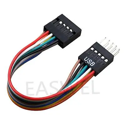 11Pin Female To 9Pin Male USB Converter Cable For Lenovo Motherboard Replacement • $5.65