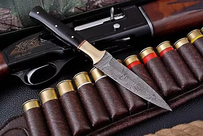 $26.95 • Buy 9” Double-Edged V42 Military Damascus Steel Dagger Boot Ninja Neck  Knife