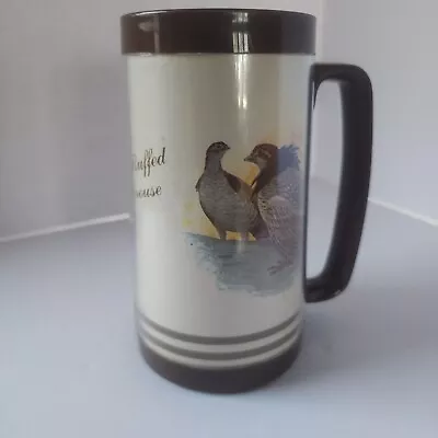 Vintage Thermo Serv Tumbler Cup Ruffed Grouse Les Kouba 1970's • $11.97